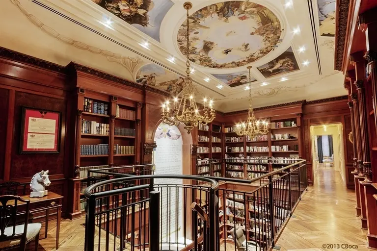 Bookworms Rejoice: Upper East Side Mansion Boasts Palatial, Double-Height Library