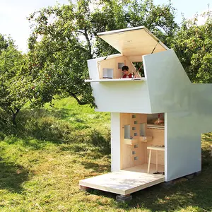 Soul Box, studio allergutendinge, small house, wooden house, unfolding windows,