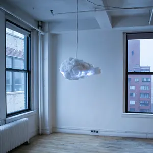 Richard Clarkson, The Cloud, Cloud lamp, interactive cloud, cloud chandelier