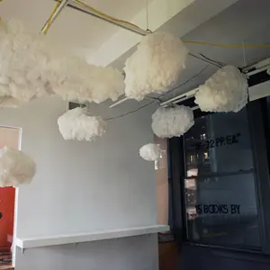Richard Clarkson, The Cloud, Cloud lamp, interactive cloud, cloud chandelier