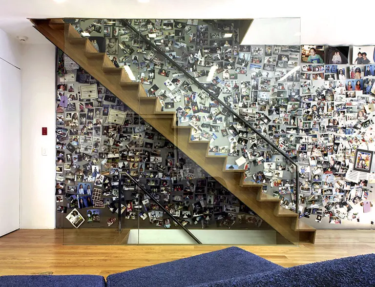 Giant Magnetic Wall by Slade Architecture Stands out in the Home of Ricky’s NYC’s Former Owner
