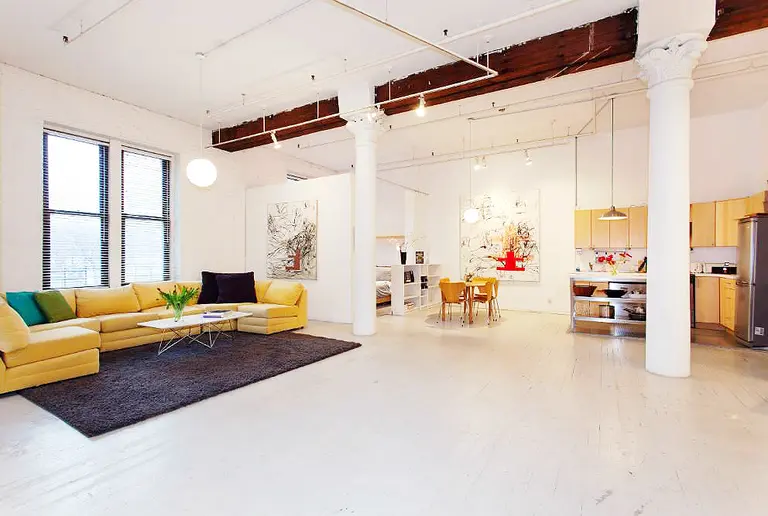 Entertain Friends in the Giant Living Room of This Tribeca Rental