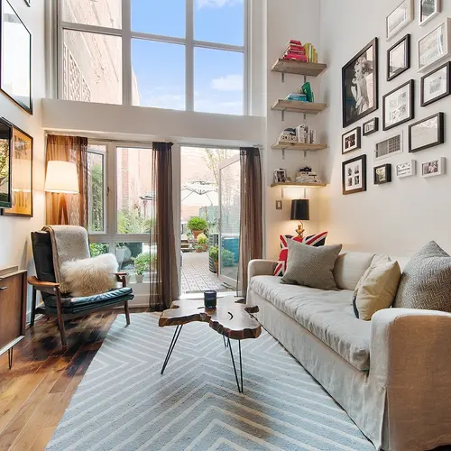 Factory Lofts Condo in Williamsburg Offers a Two-Tiered Private Patio ...