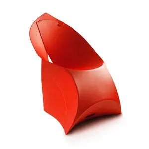 Flux Chair, Douwe Jacobs, Tom Schouten, folding furniture, recyclable polypropylene, origami-inspired, outdoors furniture