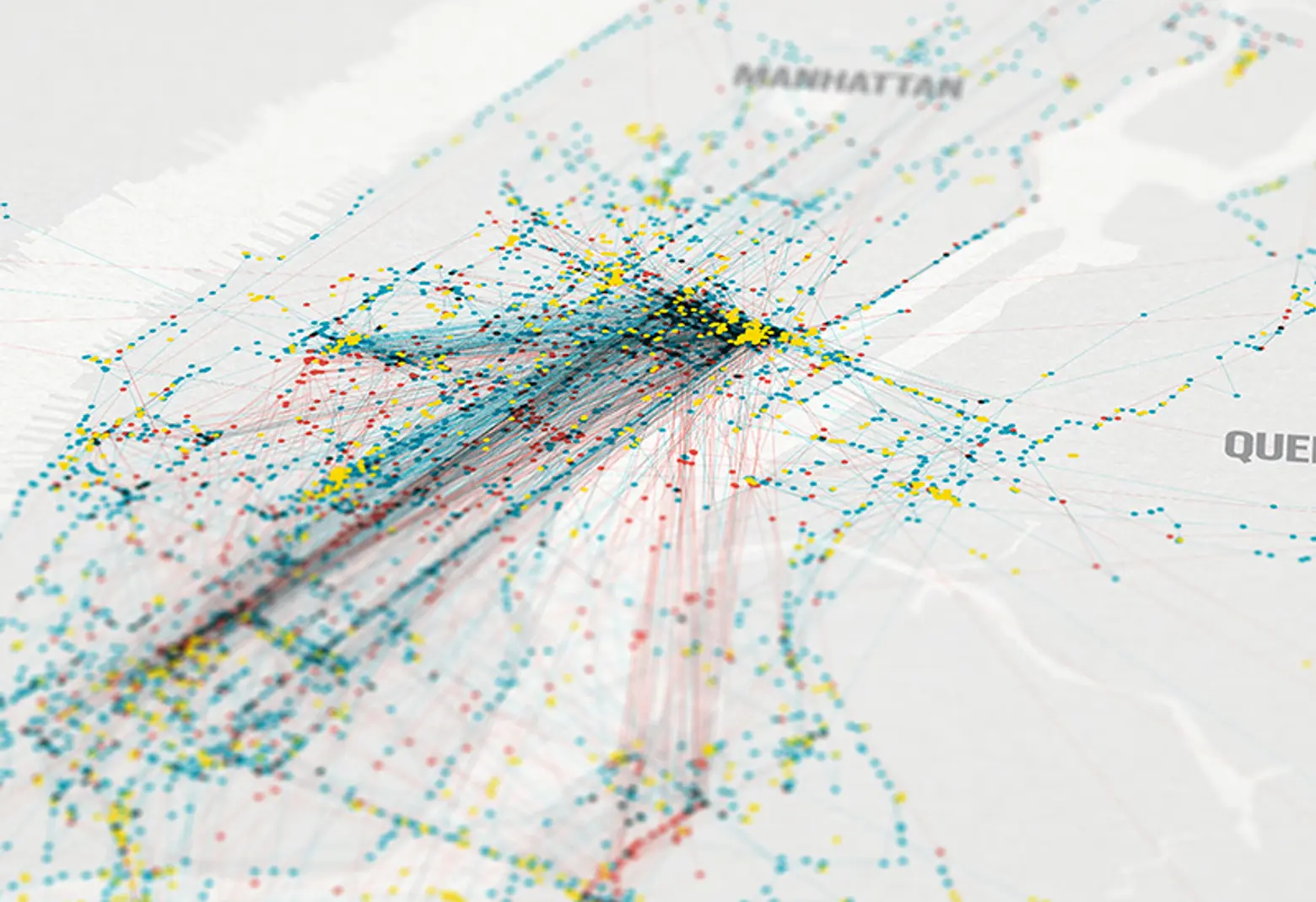 A Subjective Map of New York City: Dutch Graphic Artist Takes Virtual Check-Ins to a New Level