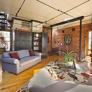 155 Duane Street, townhouse with five-story atrium, live/workspace in Tribeca