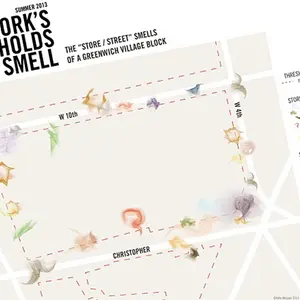 Kate McLean , Kate McLean smellmaps, smellmaps, smell maps, new york's smelliest neighborhood, new york's stinkiest neighborhood
