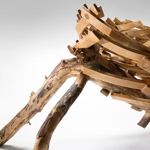Floris Wubben, Eyrie Bench, wooden seat, human nest,