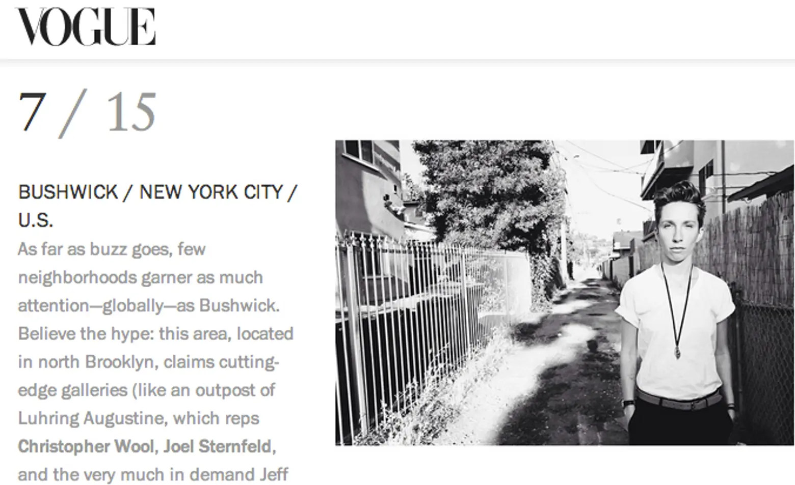 Bushwick is the 7th Coolest Neighborhood in the World According to Vogue