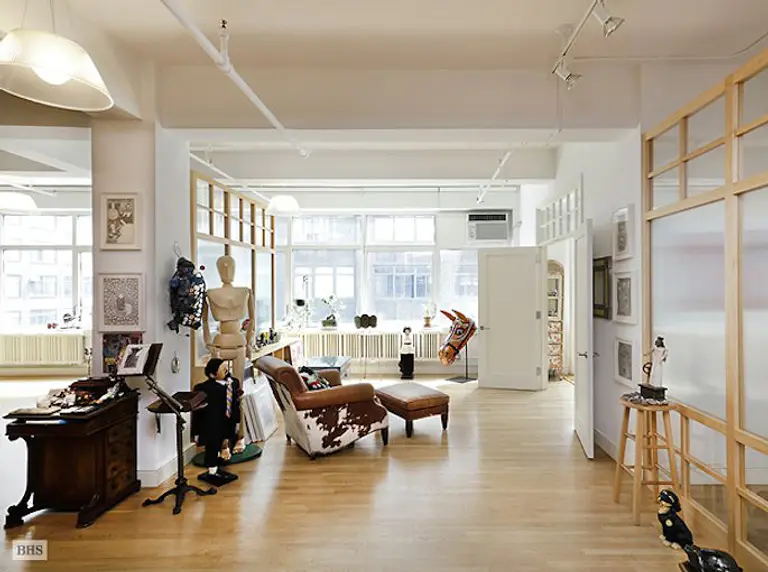 Massive Midtown West Artists’ Loft Combo Comes Complete with a Darkroom