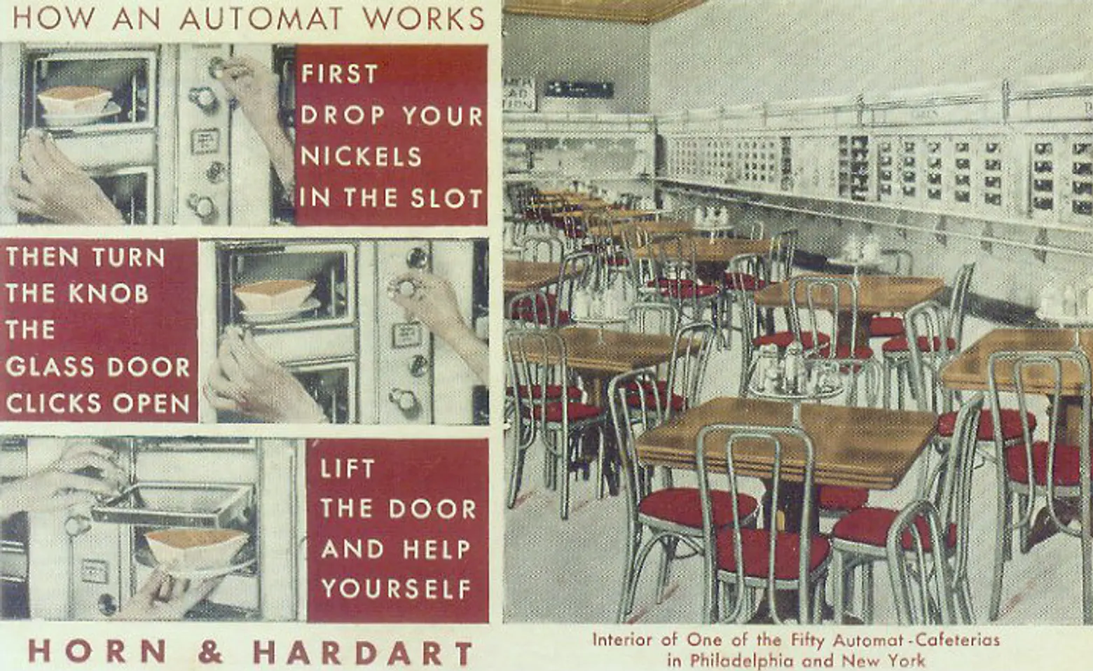 automat, horn & hardart, NYC ephemera