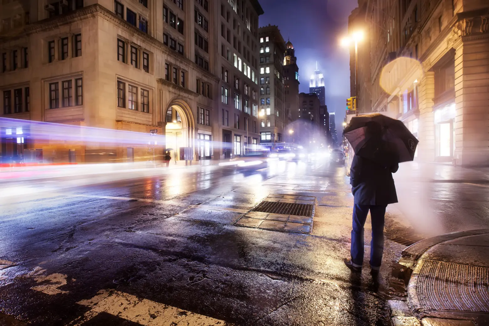 NYC taxi shortage rain