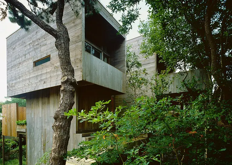 Bates Masi + Architects Roughly Cut Cypress Home Feels Like a Tree House