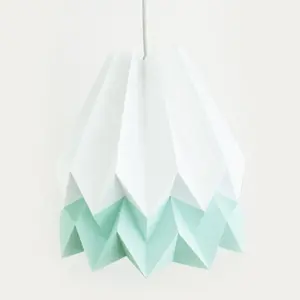 paper pendant light, origami light fixture, paper design