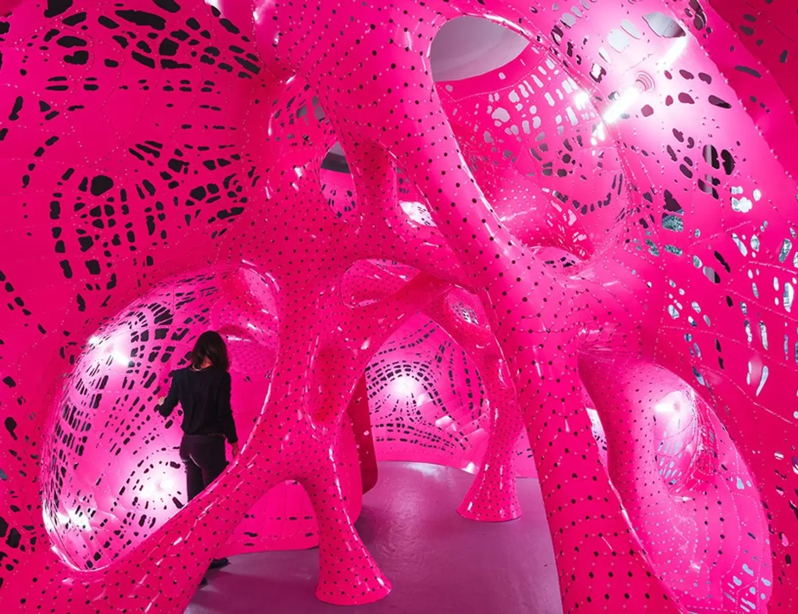 Futuristic-looking Pink Amoeba by THEVERYMANY Wants You to Explore Its Insides
