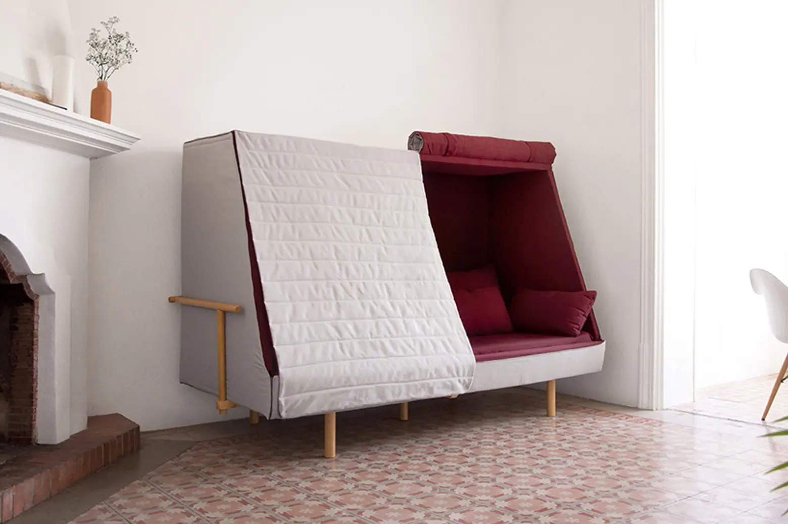 Orwell Hybrid Bed-Sofa-Cabin Recaptures the Intimacy of Home