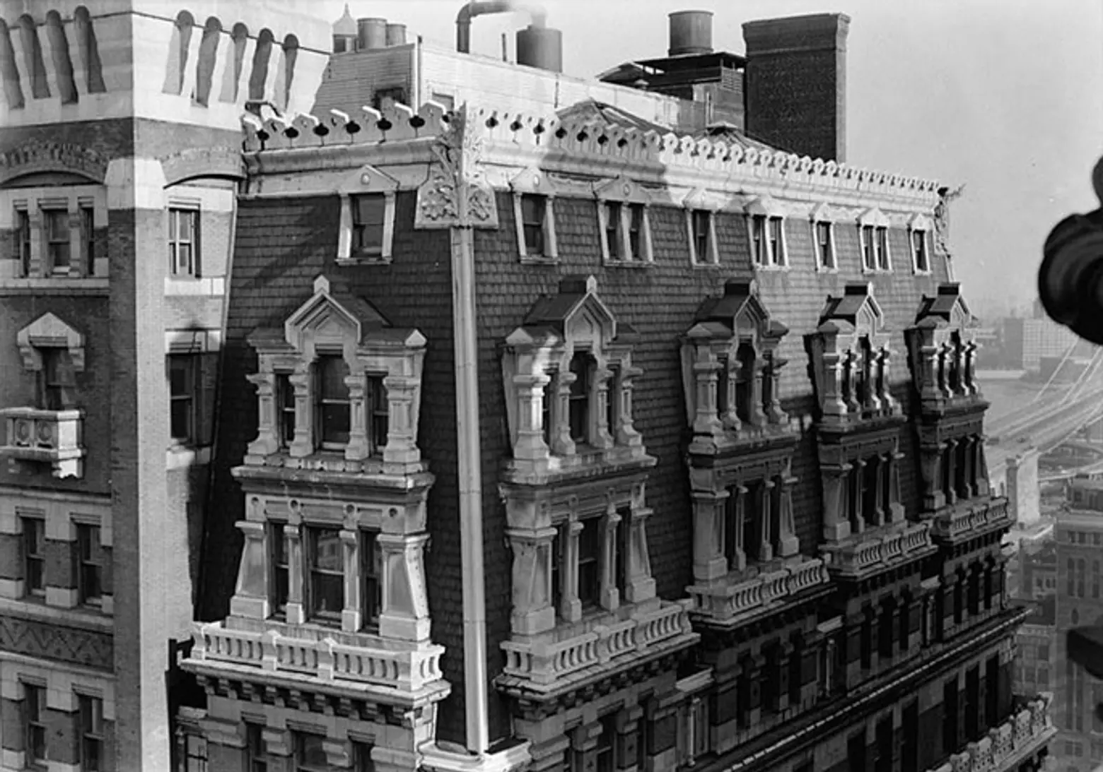 New York Tribune Building Top Detail
