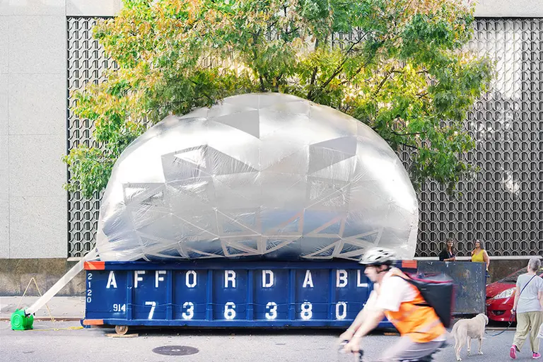 NYC Dumpster Transforms into an Inflatable Urban Education Classroom