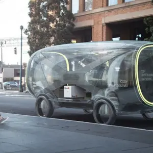 ideo self-driving car concept, autonomous car, self driving vehicle