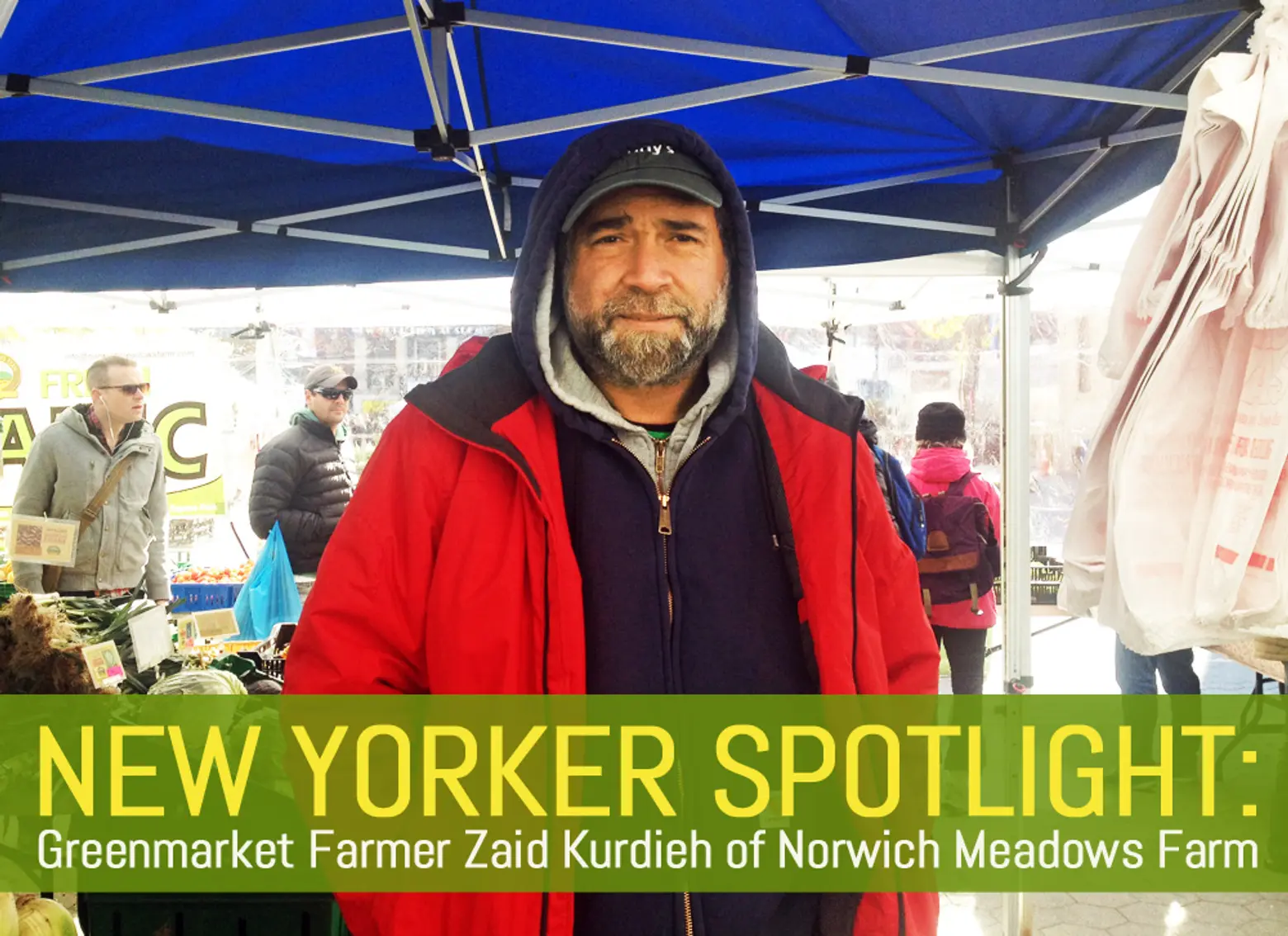 New Yorker Spotlight: It’s Turkey Time for NYC Greenmarket Farmer Zaid Kurdieh of Norwich Meadows Farm