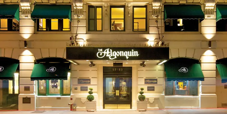 <b>Happy 112th Birthday to the Algonquin Hotel, A NYC Literary Landmark</b>