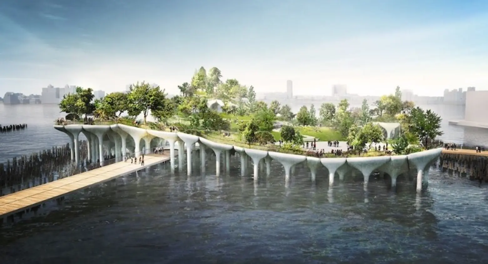 Opponents of the Pier 55 Floating Park Slap Barry Diller with a Lawsuit