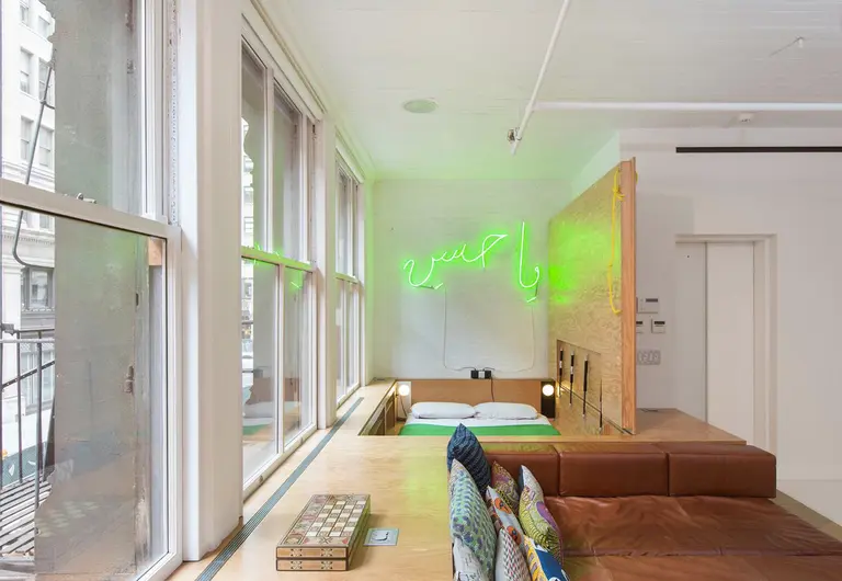 Zen Tribeca Loft Complete With Neon Signs and Beatles-Inspired Bed Can Be Yours for $10.5M