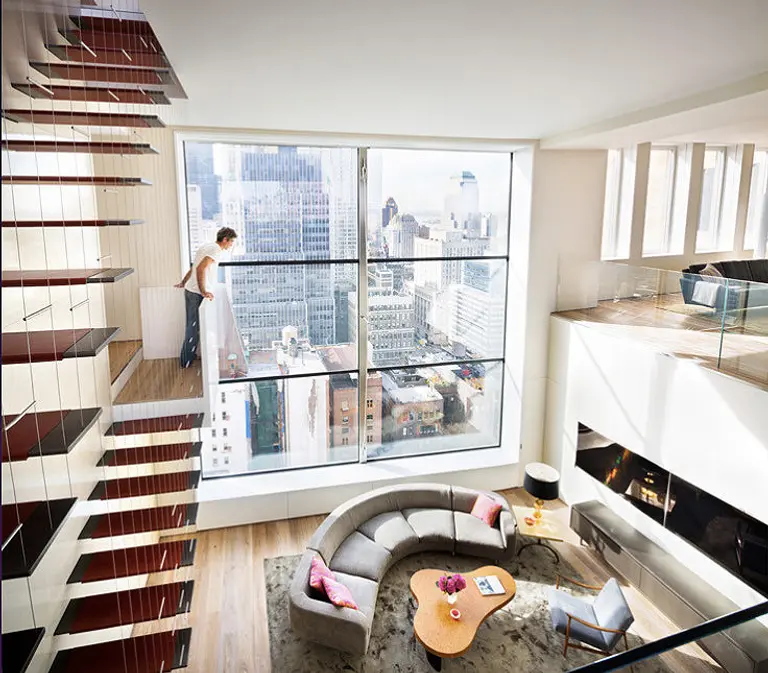 Architect Steven Harris Builds a Floating Staircase to Heaven in This Tribeca Loft Renovation