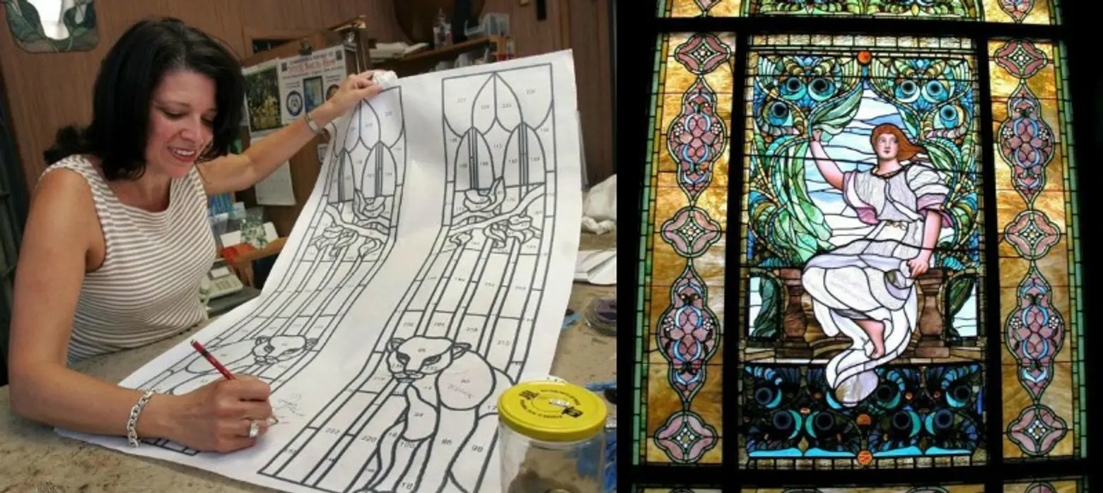 Tiffany Stained Glass Window Found in a Salvage Yard Reveals a Piece of Upstate History