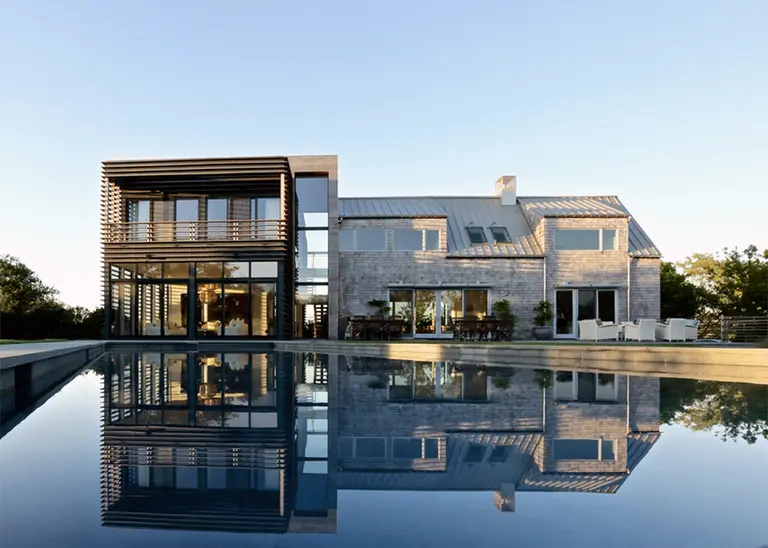 Gorgeous Sagaponack Stone House Gets a Brise-Soleil Addition by Martin Architects
