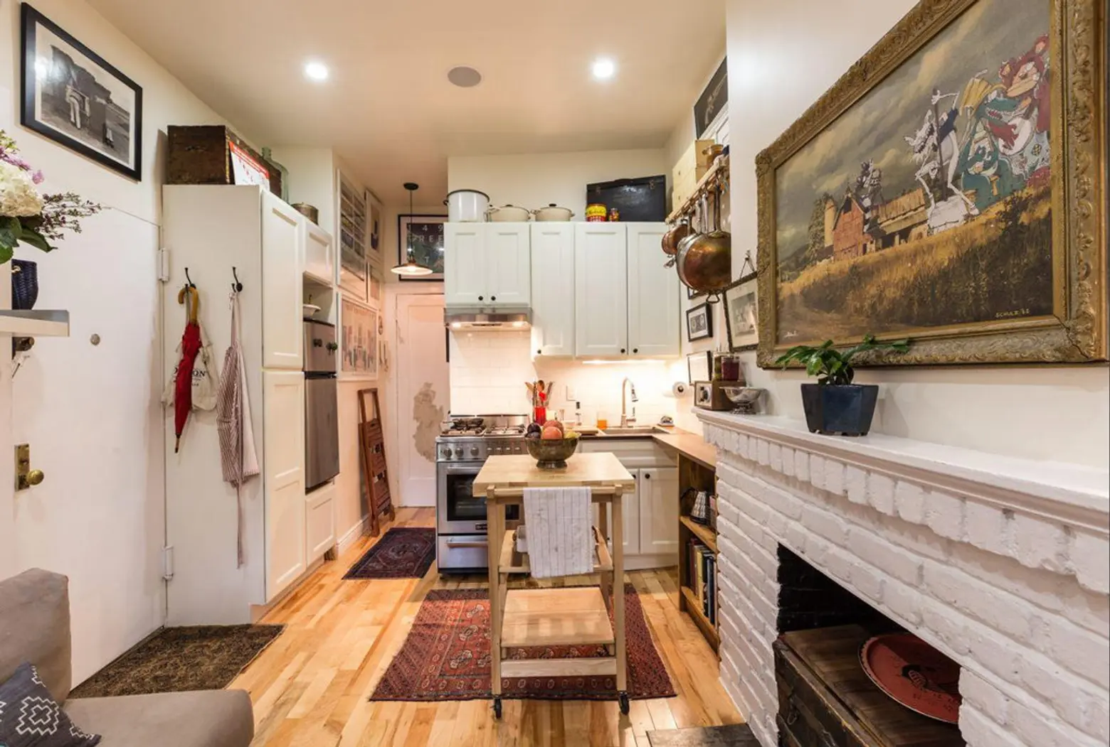 Couple Fills a 242-Square-Foot Village Apartment with Brilliant Interior Design Ideas