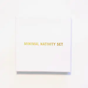 Minimal Nativity Set, contemporary religious design, Émilie Voirin