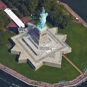 google maps statue of liberty