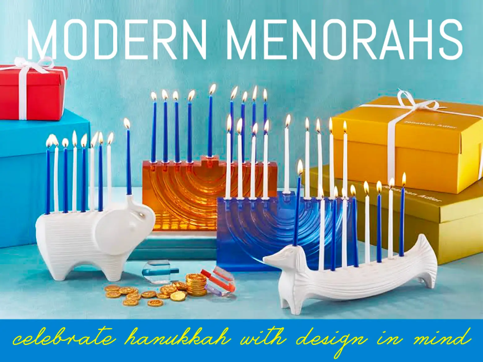 Modern Menorahs: Celebrate Hanukkah With Design in Mind