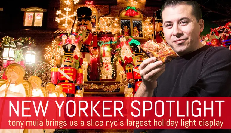 New Yorker Spotlight: Tony Muia Brings Us a Slice of NYC’s Largest Holiday Light Display in Dyker Heights