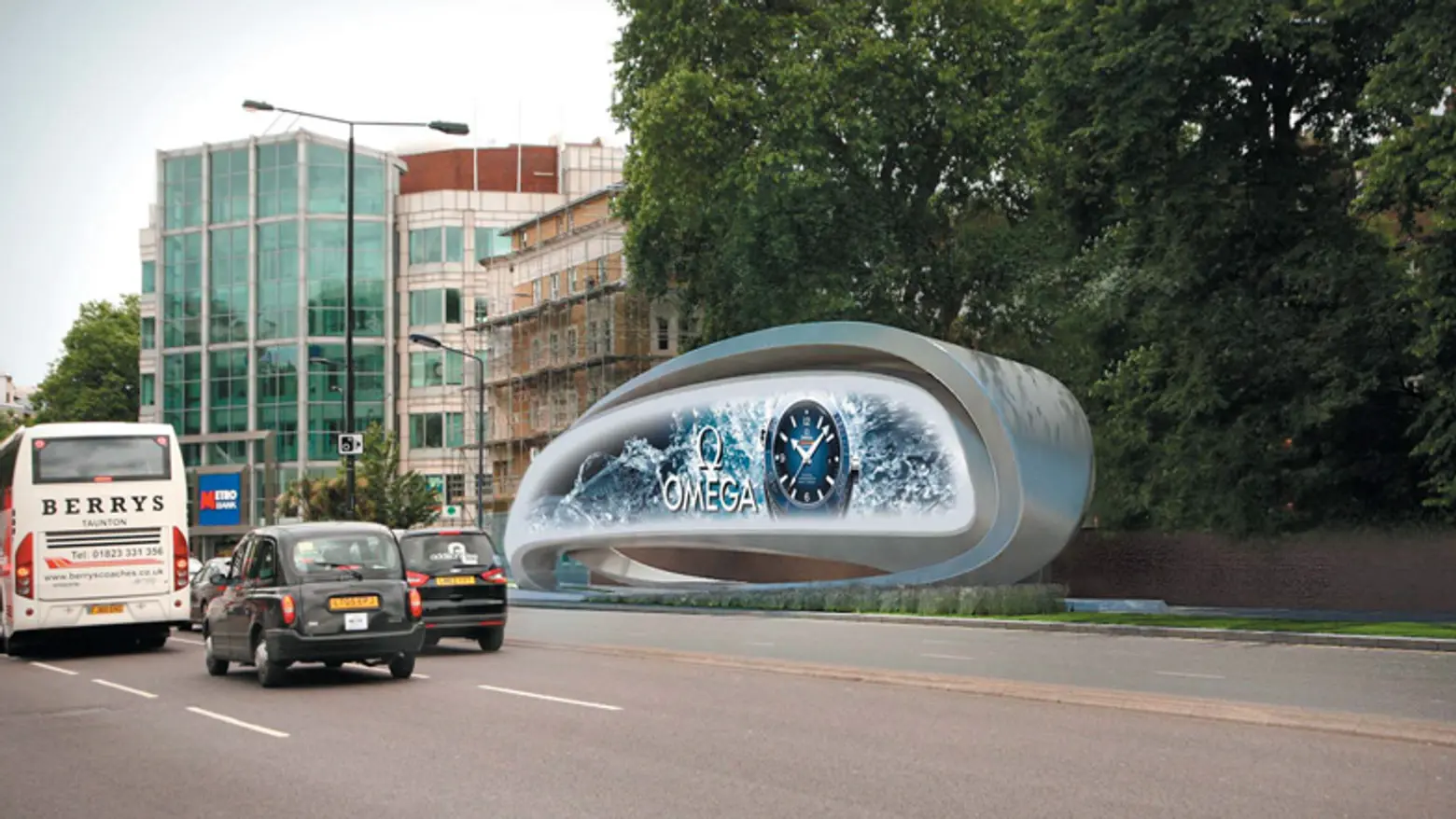 Zaha Hadid Wants to Change Billboard Advertising with Her Signature Curves