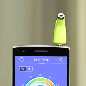 Wishbone thermometer, smart thermometer, Joywing Tech