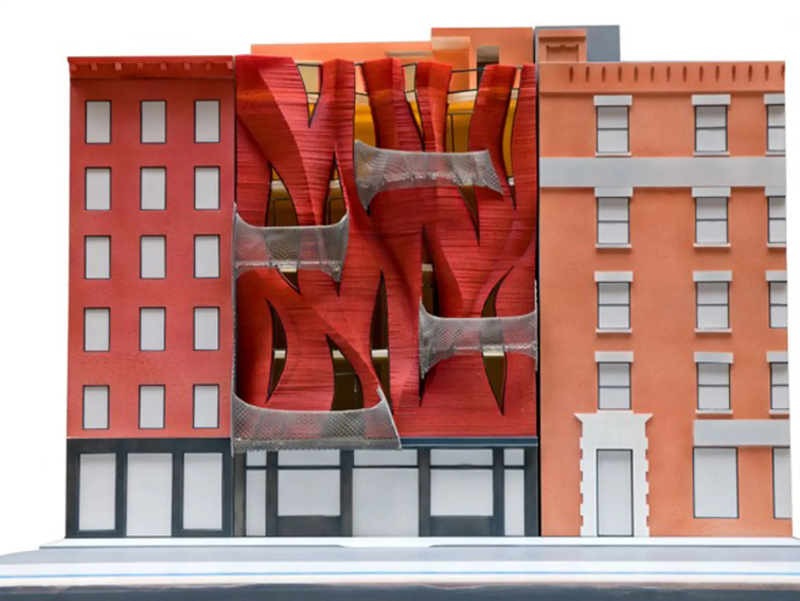 Tribeca Townhouse with Wild and Fiery Facade by System Architects Will Soon Come to Life