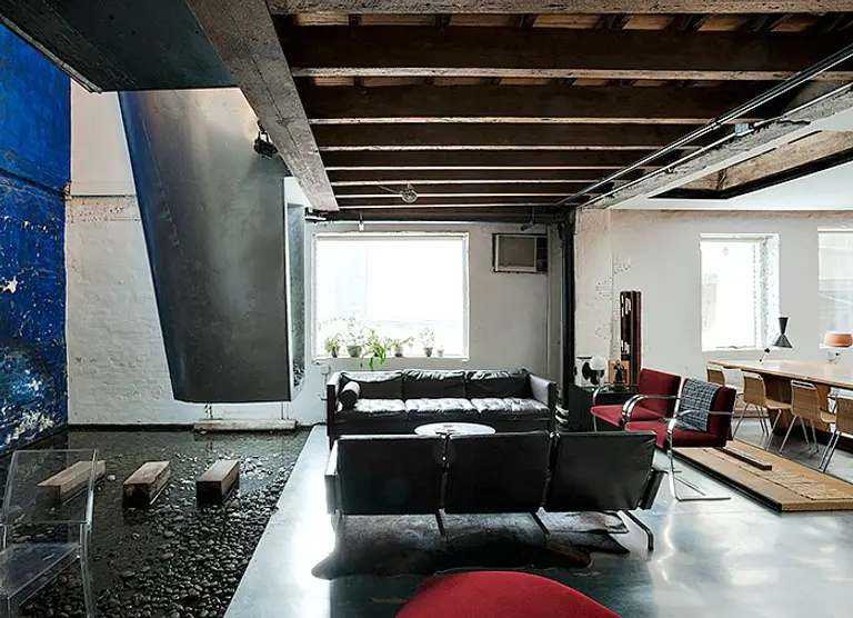 A Waterfall, a Bridge and a Moat Can All Be Found Inside David Ling’s Self-Designed Loft