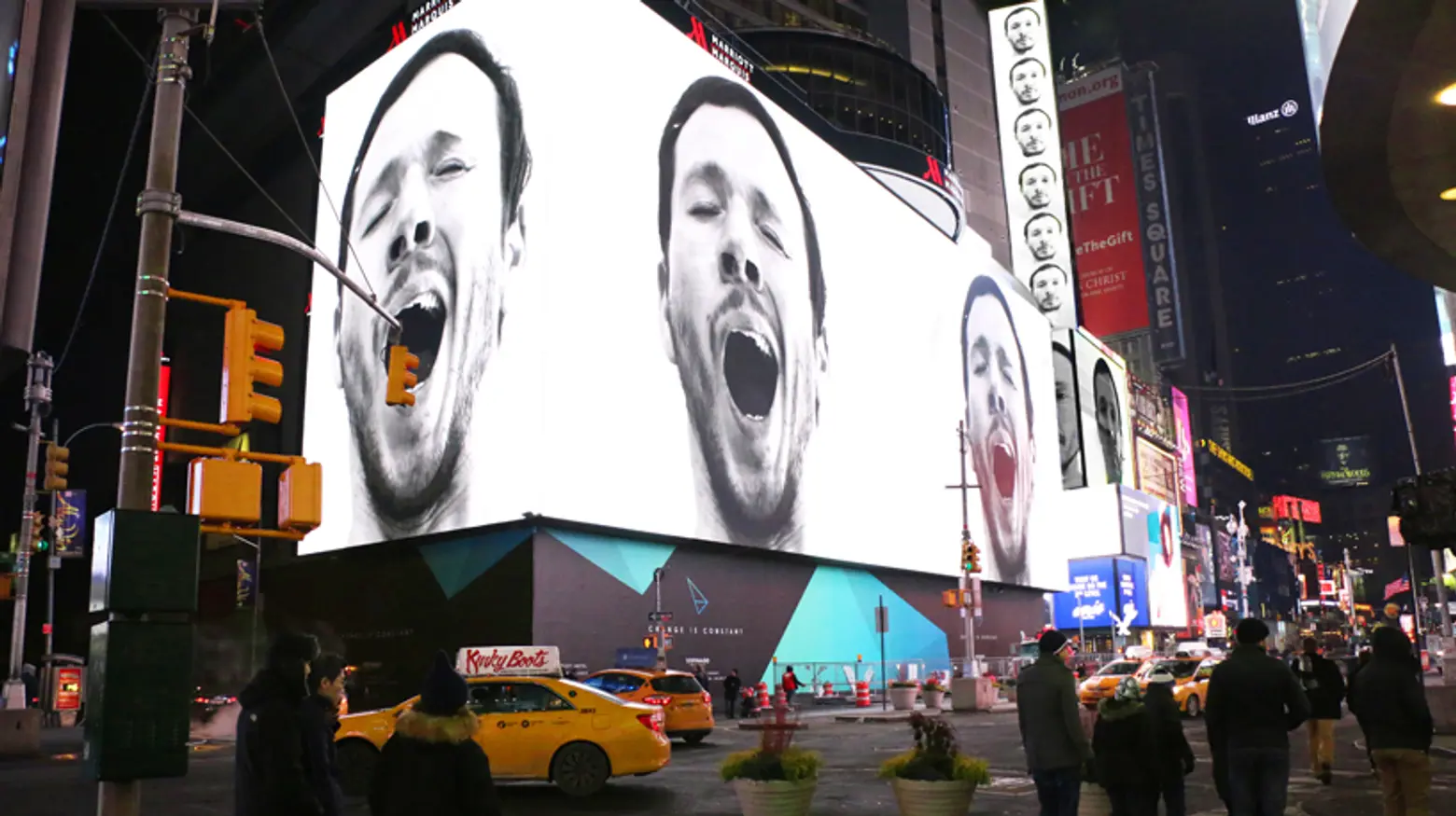 New Public Art Piece Will Have All of Times Square Yawning at Once