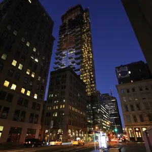 56 Leonard, Herzog & de Meuron, Tribeca condos, Alexico Group, GHWA, WSP group, NYC skyscrapers, Manhattan skyline, Downtown, New York City construction