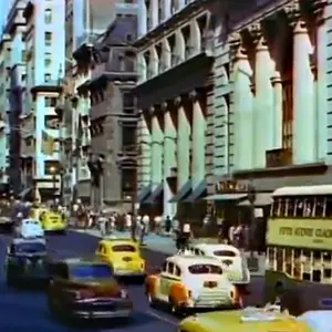 Mighty Manhattan – New York’s Wonder City, Technicolor, vintage Manhattan, Fifth Avenue