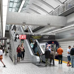 second avenue subway, sas, 72nd street staion platform, subway platform, phase 1
