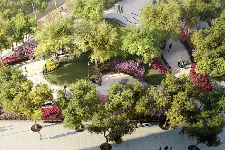 Renderings Revealed for West Village’s New Triangular Park That Will Feature AIDS Memorial