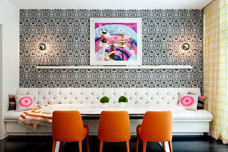 Chelsea Townhouse Channels Its Inner Diva with Bold Patterns and Textures