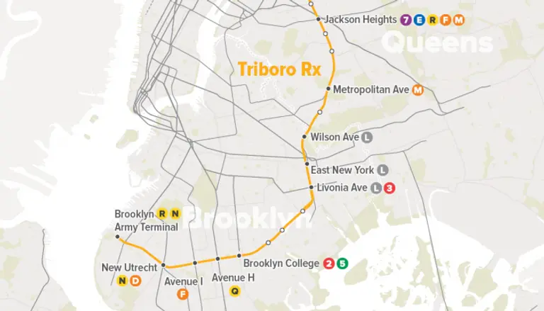 Proposed ‘Triboro Rx’ Subway Line Would Better Connect the Outer Boroughs
