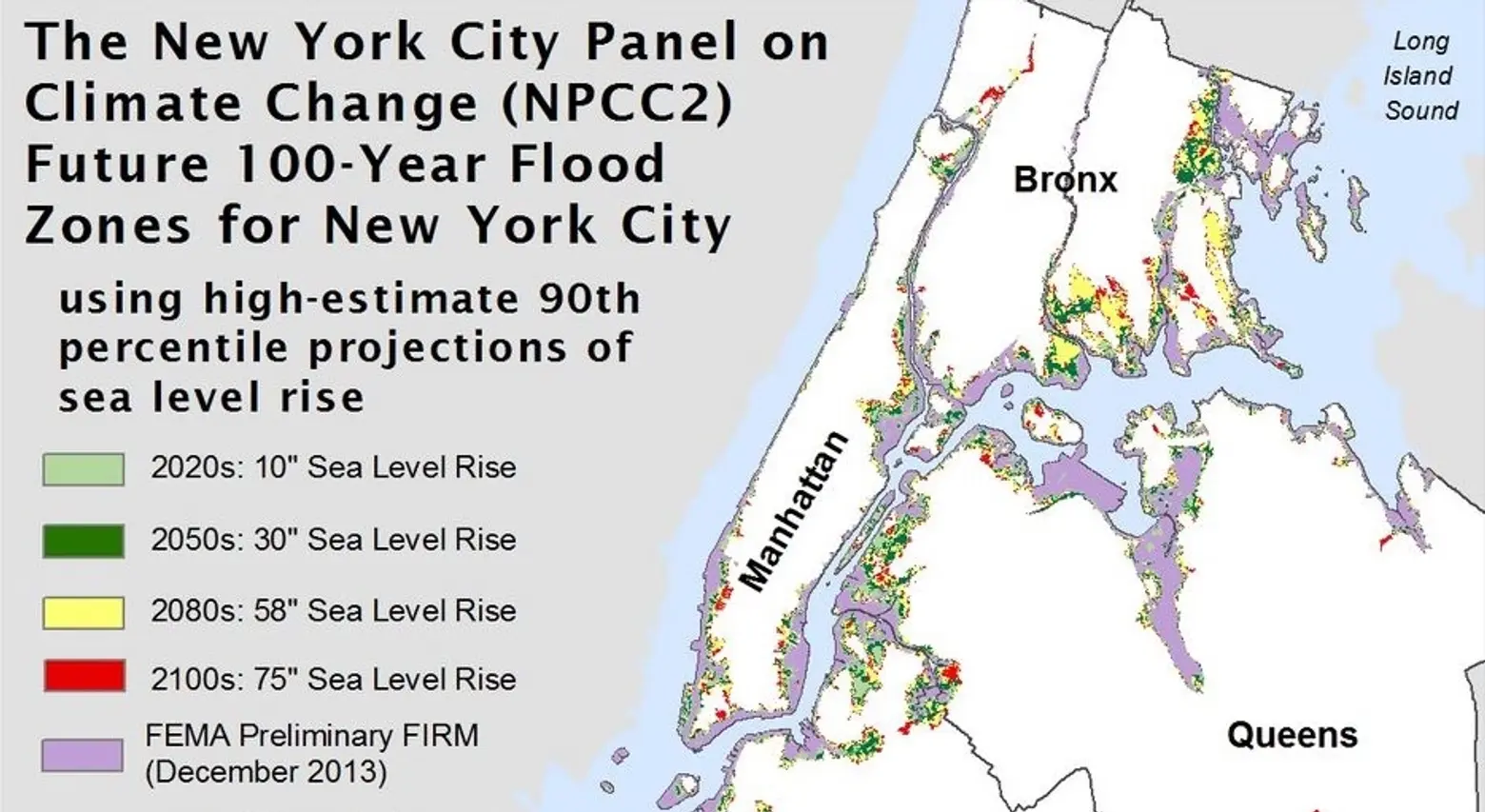 In 2080 NYC Will Be Hotter, Rainier, and 39 Inches Underwater