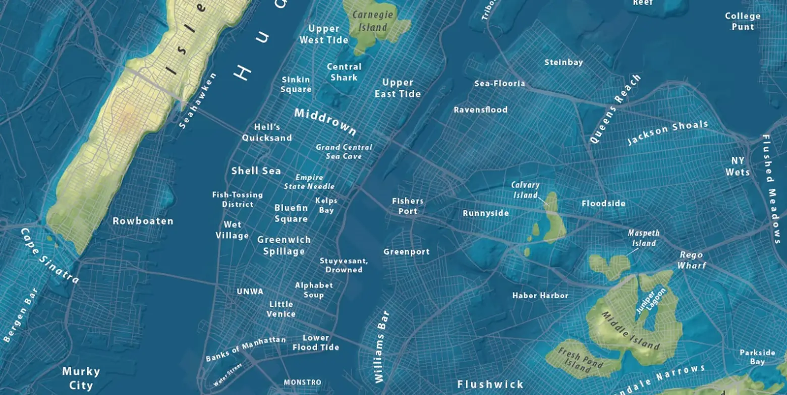 What Would NYC Look Like If Sea Levels Rose 100 Feet?