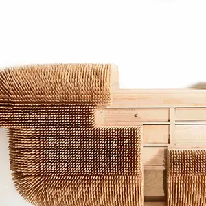 Sebastian Errazuriz, spiky furniture, Magistral Chest, Hardwood Maple, Bamboo, bamboo skewers,