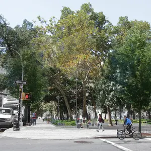 Hudson Square park, Mathews Nielsen Landscape Architects, Hudson Square Connection